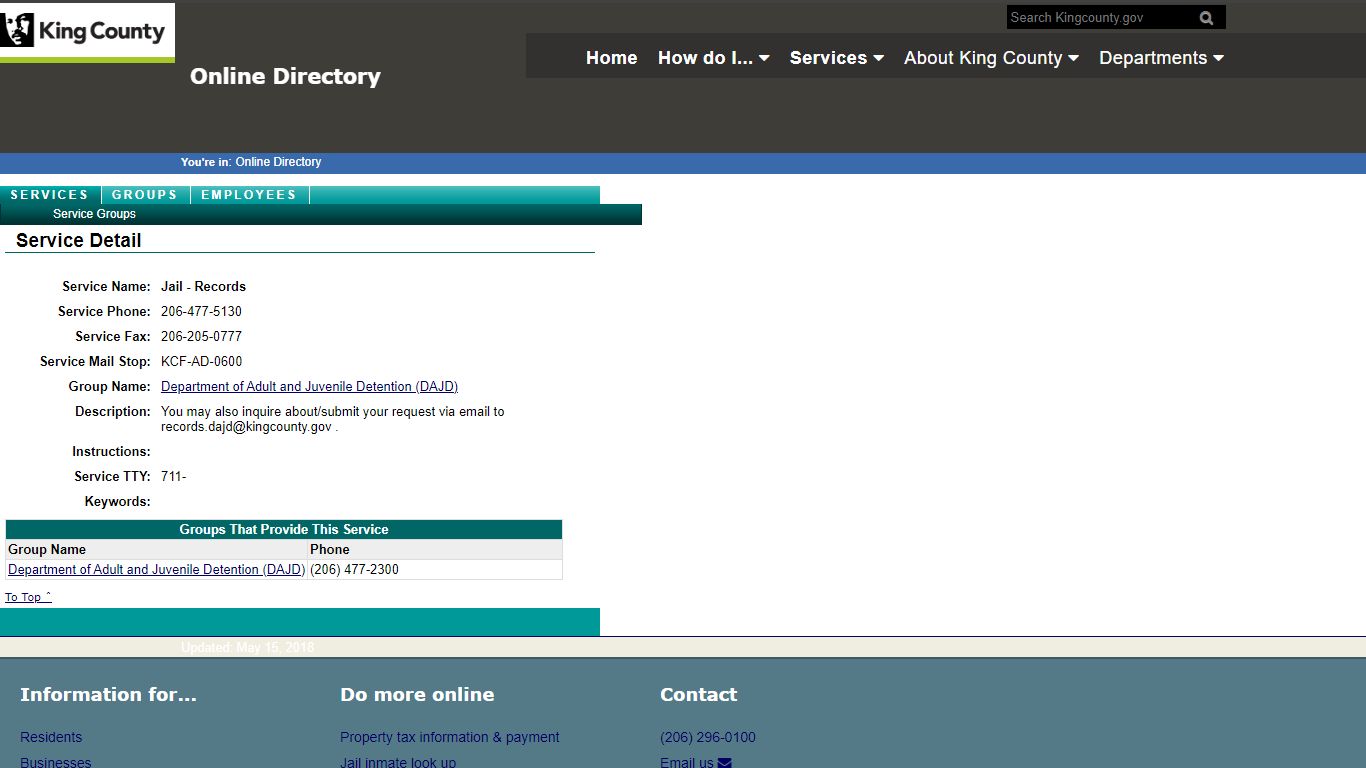 Online Directory